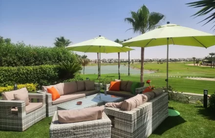3BR Ground Chalet with Jacuzzi & Golf View